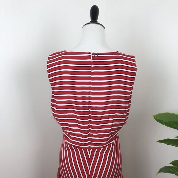 Stockh LM Ava red striped midi dress - Picture 4 of 8